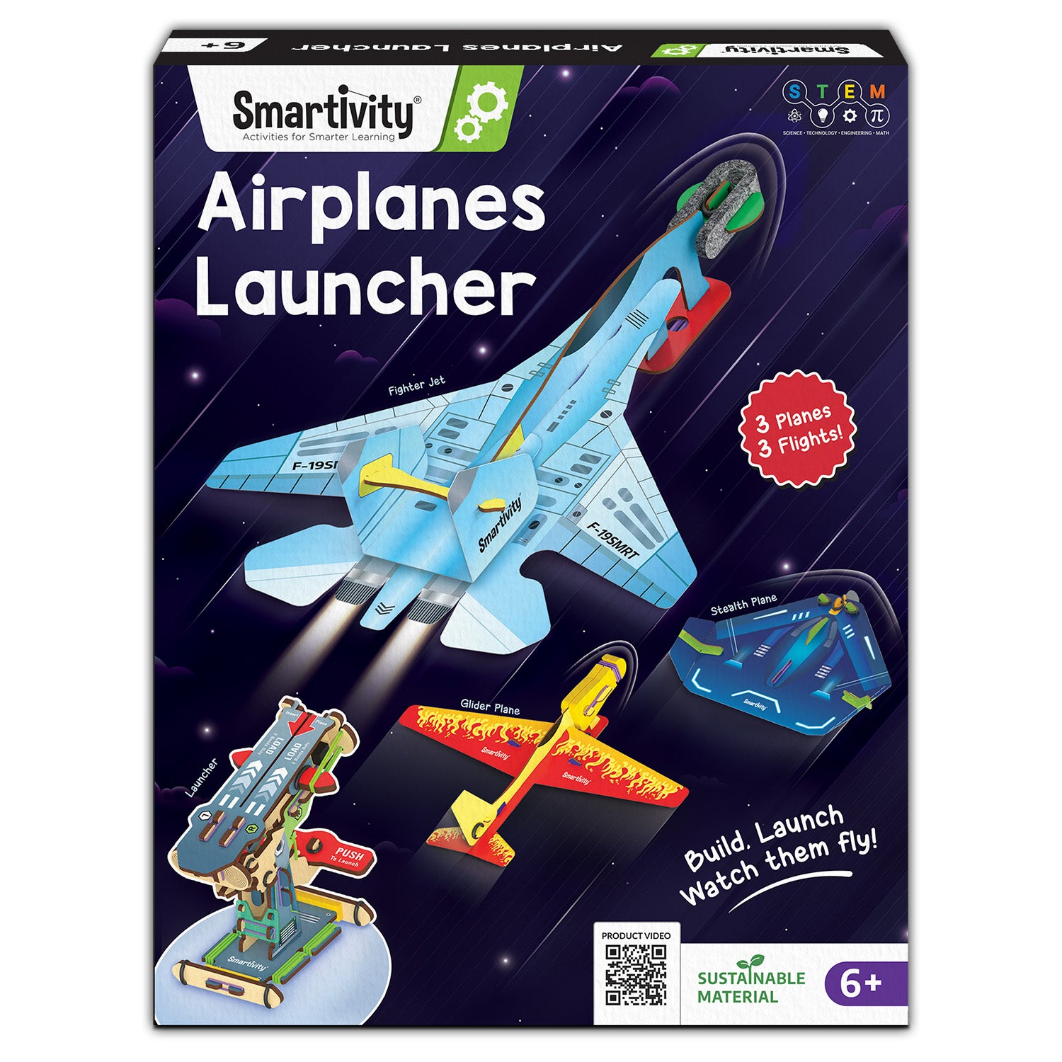 Smartivity 2in1 Hydraulic Aeroplane & Dart Launcher Toy for Kids 6 8 10 12 14 Years Old | Shoots Planes/Darts Far in Air I Birthday Gifts for Boys & Girls | DIY Science Toy for Kids Smartivity 2in1 Hydraulic Aeroplane & Dart Launcher Toy for Kids 6 8 10 12 14 Years Old | Shoots Planes/Darts Far in Air I Birthday Gifts for Boys & Girls | DIY Science Toy for Kids