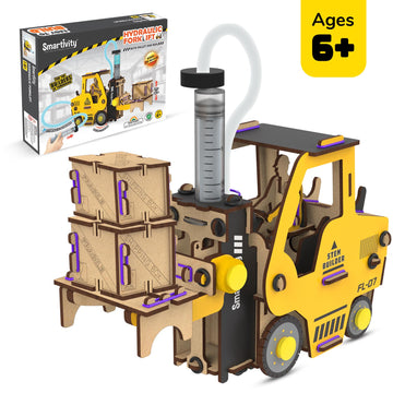 Hydraulic Forklift | 6 - 14 years | DIY STEM Construction Toy