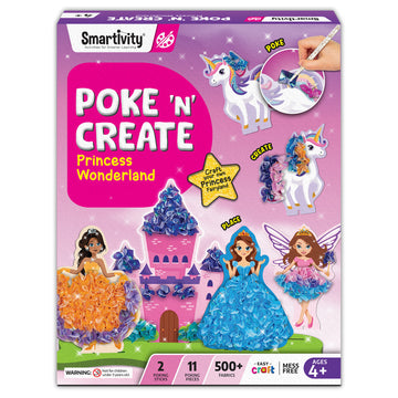 POKE 'N' CREATE - Princess Wonderland | 4-8 years | DIY CRAFT KIT