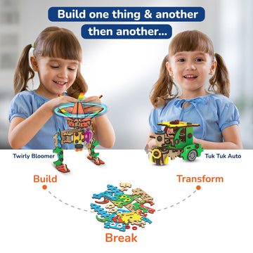 Multi-Builds Spin-n-Go Kit | 6-10 years | DIY STEM Construction Toy