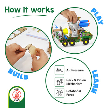 Missile Truck | 8 - 14 years | DIY STEM Construction Toy