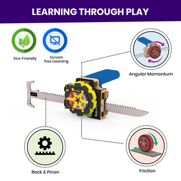 Crazy Wheels Toy for 6+ Years | Christmas Gifts for Boys & Girls | Improve Motor Skills | Learn Gears, Friction & Momentum - Smartivity