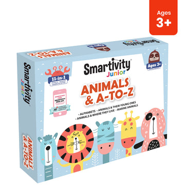 Smartivity Junior Animals & A-to-Z | 3-6 years | DIY Activity Kit