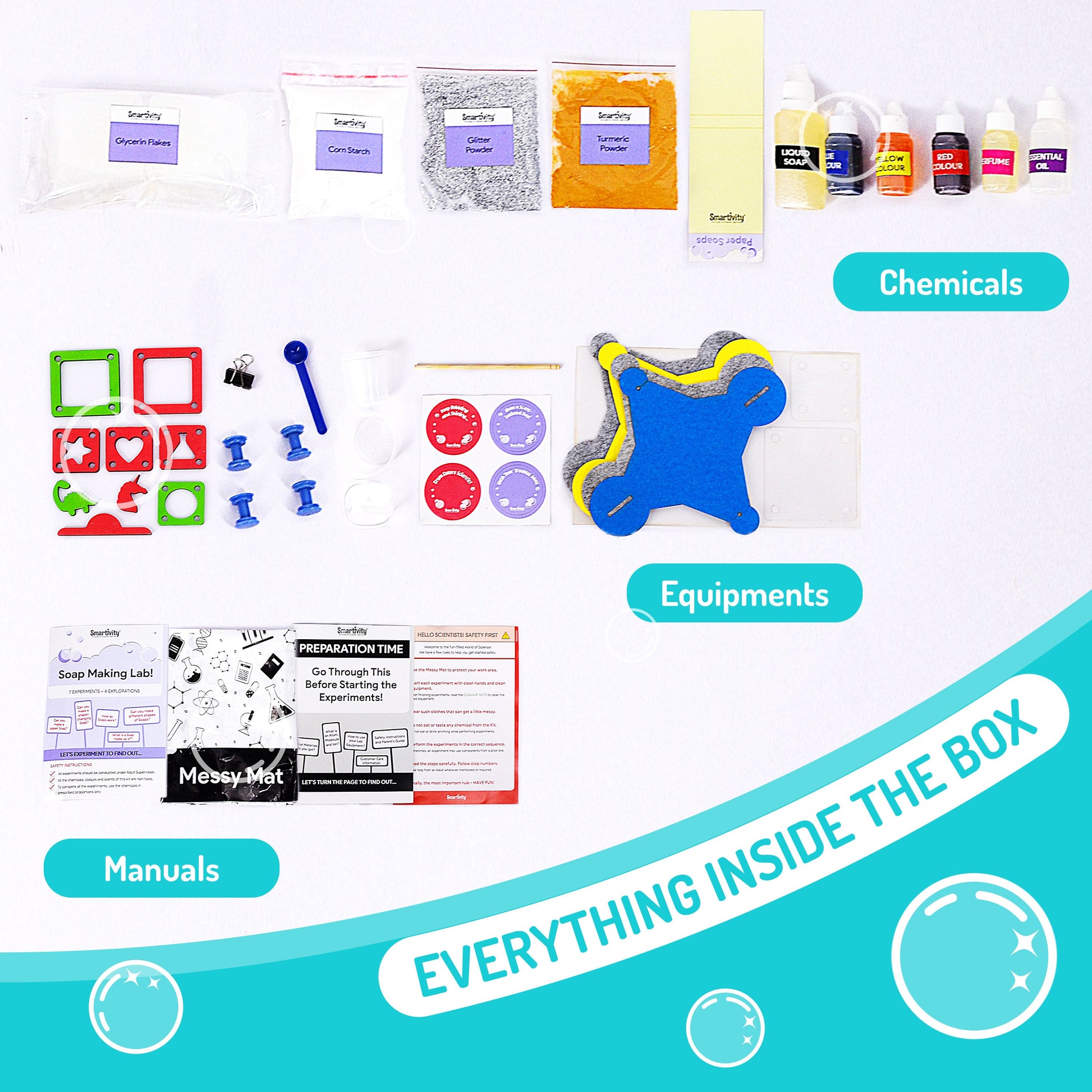 Soap Making Science Kit For 6+ Years | Boost Creativity & Cognitive Skills | Learn Properties Of Different Materials - Smartivity