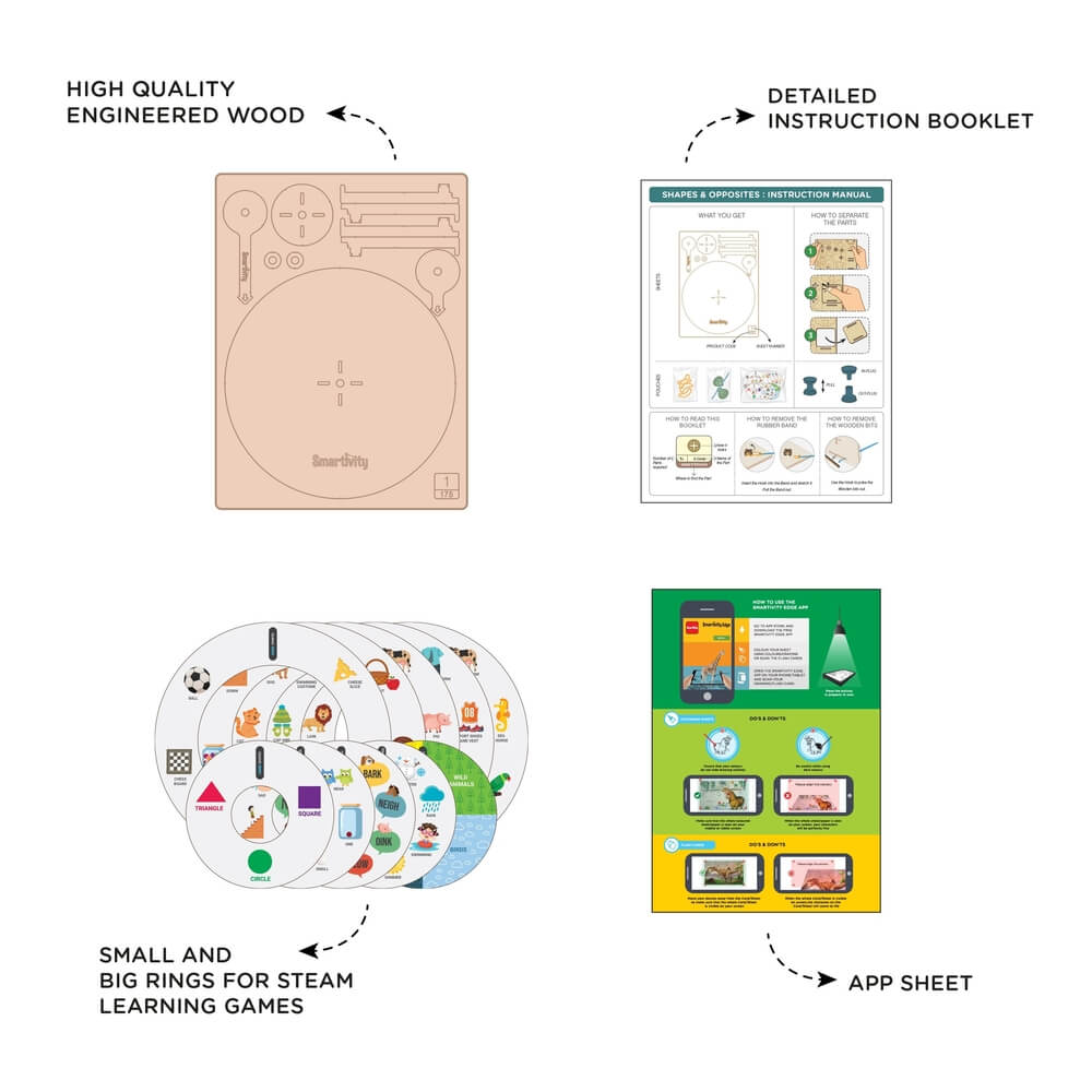 Smartivity Junior Shapes & Opposites - Smartivity
