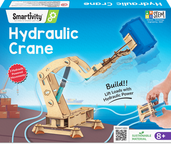 Hydraulic Crane | 8-14 years | DIY STEM Construction Toy