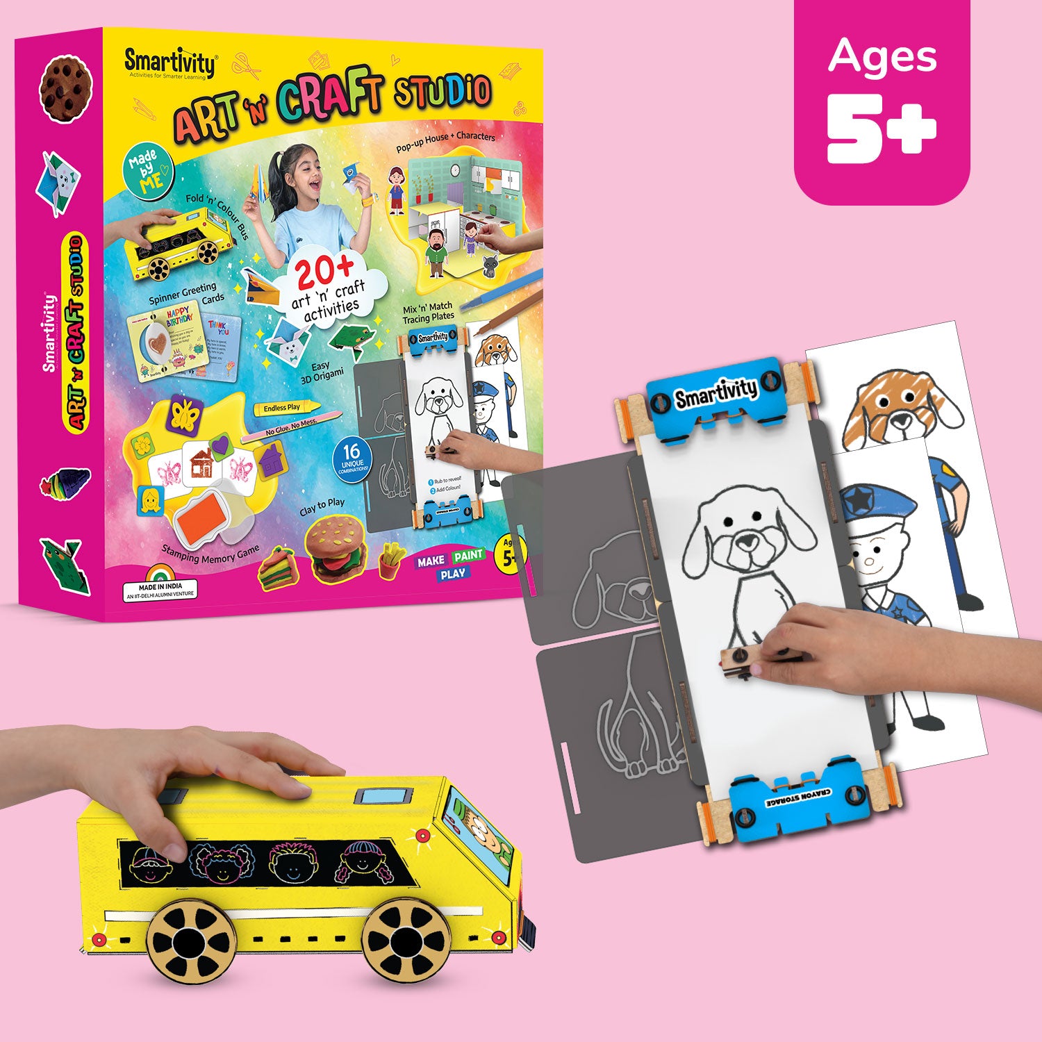 Art 'n' Craft Studio | 5-8 years | DIY Activity Kit