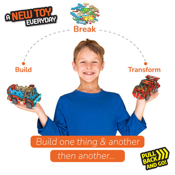 Multi-Builds Spin-n-Go Kit | 6-10 years | DIY STEM Construction Toy