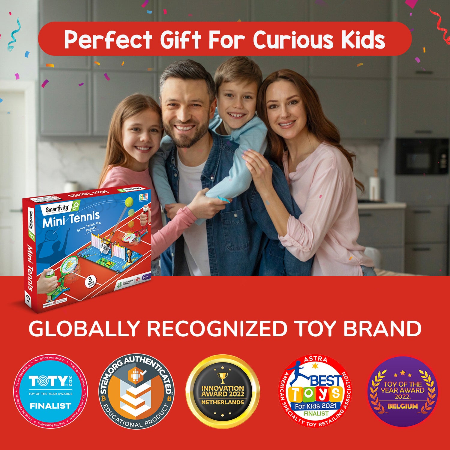 Mini Tennis 14 years DIY STEM Construction Toy