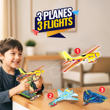 Airplanes Launchers | 6 - 14 years | DIY STEM Construction Toy