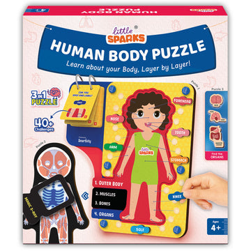Human Body Puzzle I Ages 4-7 Years I Discover Bones and Muscles with X-ray