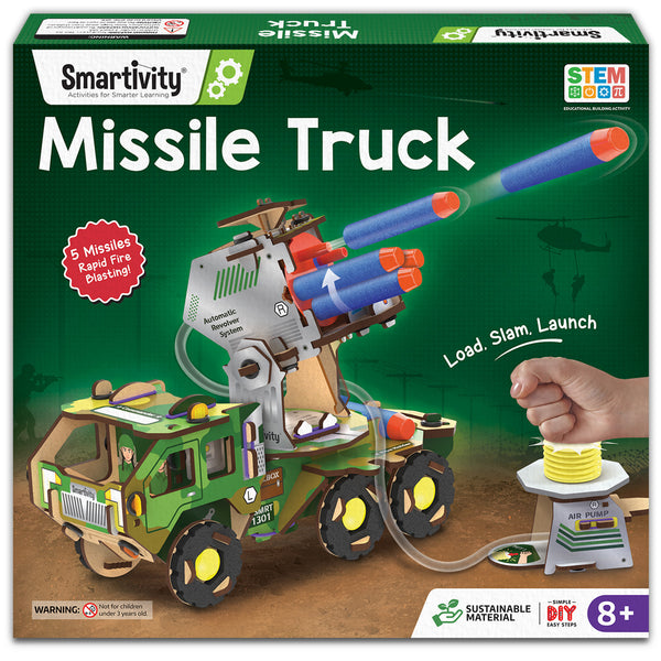 Missile Launcher - Army Truck | 8 - 14 years | DIY STEM Construction Toy