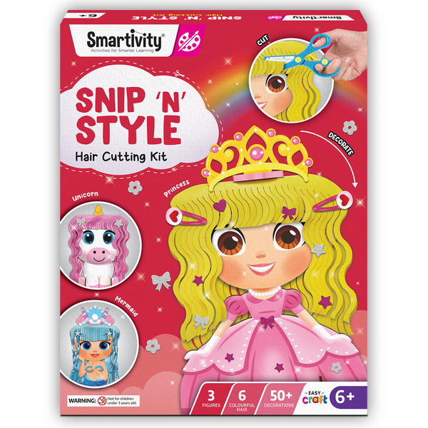 Snip 'n' Style | 6-8 years | DIY Activity Kit