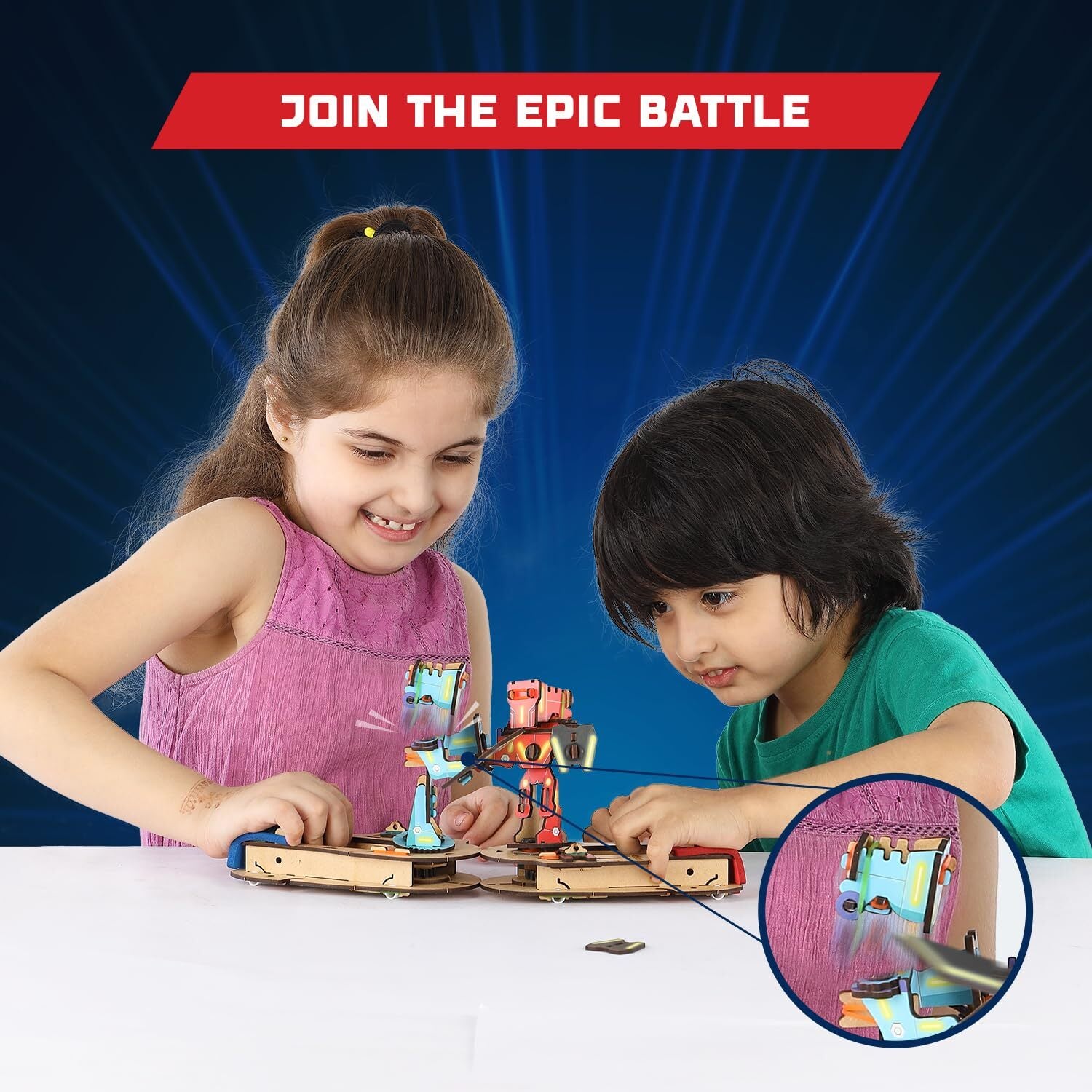STEAM Warriors: Clash of Cyborgs | 6-10 Years | DIY STEM Construction Toy 2