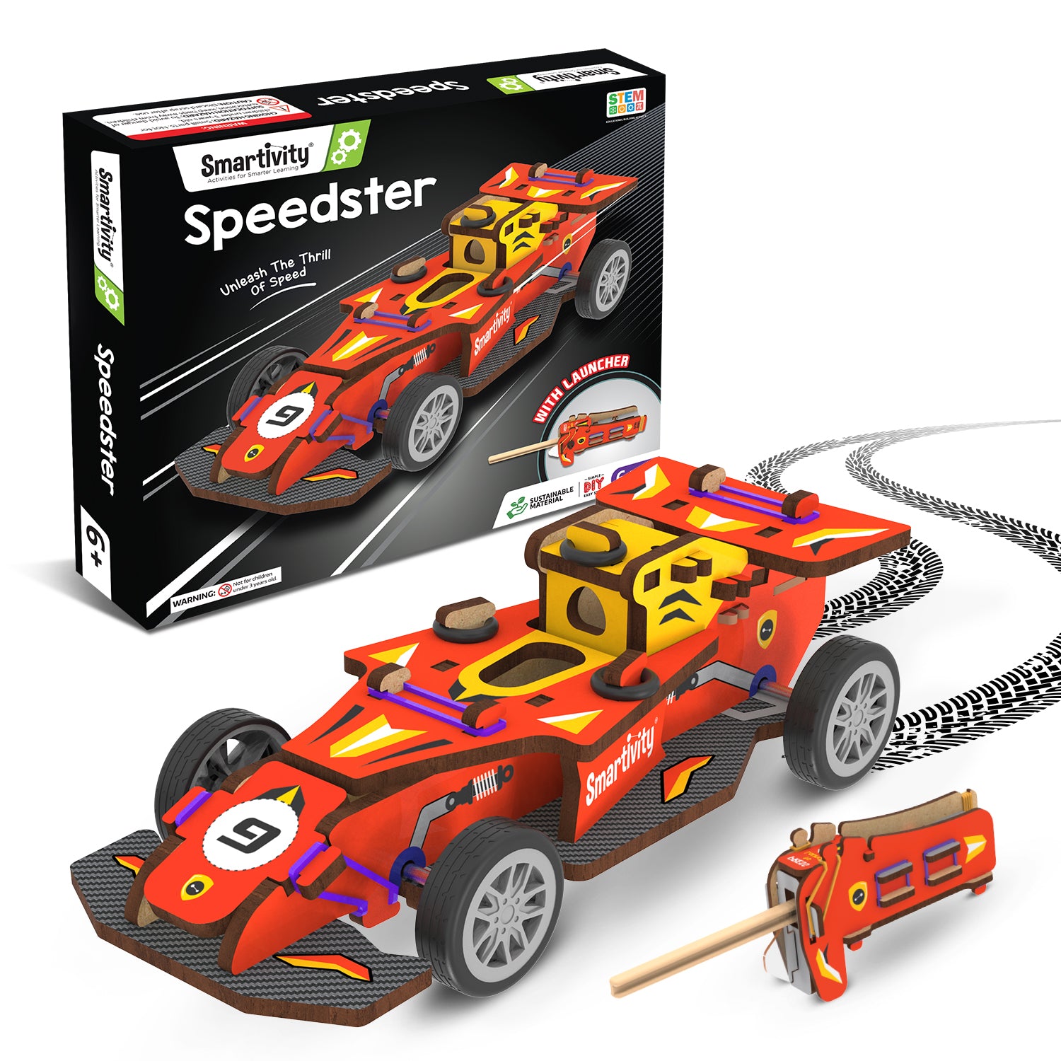 STEMWheels Speedster | 6-10 years | DIY STEM Construction Toy