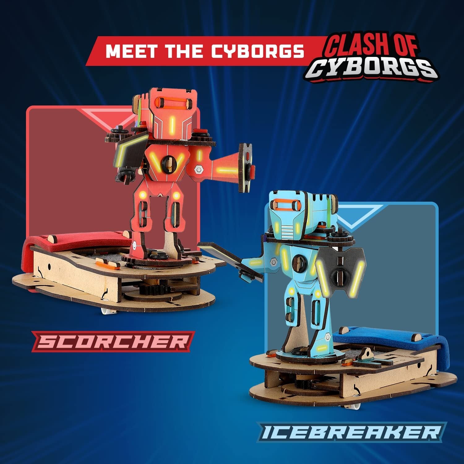 STEAM Warriors: Clash of Cyborgs | 6-10 Years | DIY STEM Construction Toy 4