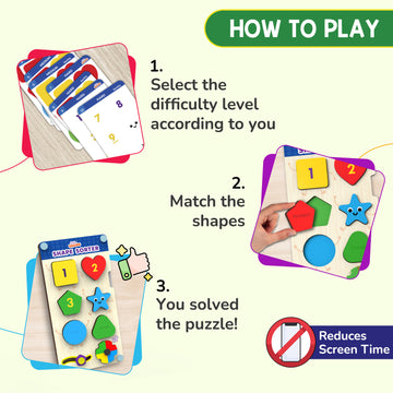 Shape Sorter | 2-6 years | DIY Activity Kit