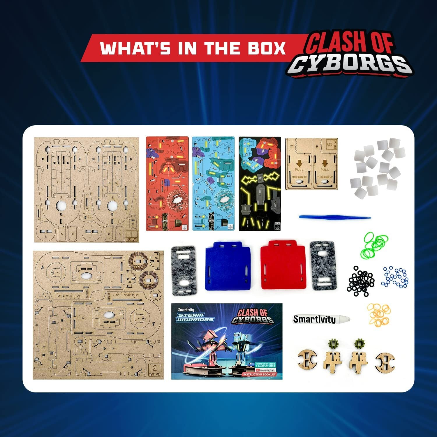 STEAM Warriors: Clash of Cyborgs | 6-10 Years | DIY STEM Construction Toy 6