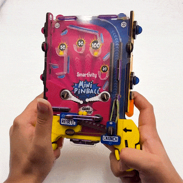 Hand - Held Mini Pinball Game | 6 - 14 years | Screen Free Play