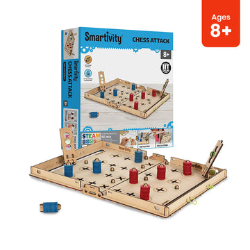 Chess Attack |  A Pack of 12 x 1 Units| Build-it-Yourself Interactive Chess Game Set| Perfect Gifts for Curious Kids