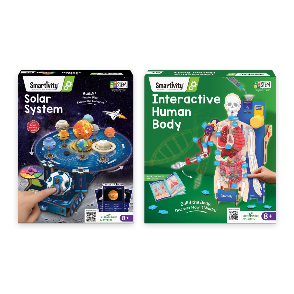 Science Pair: Solar System and Interactive Human Body kits