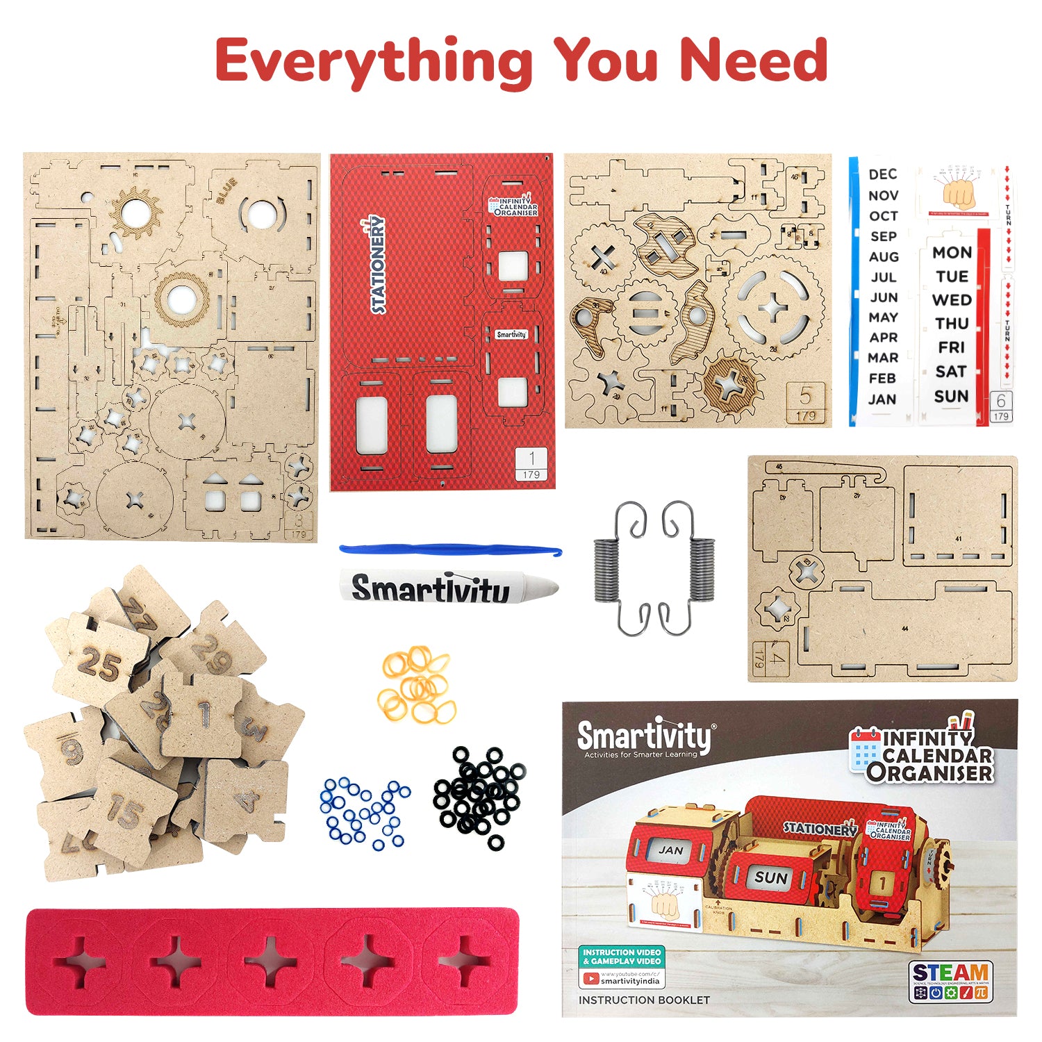 Infinity Calendar Organiser | 8-14 years | DIY STEM Construction Toy 6