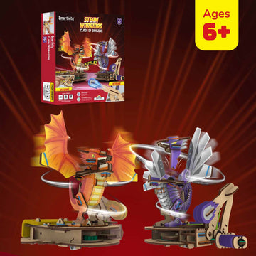 STEAM Warriors: Clash of Dragons | 6-10 Years | DIY STEM Construction Toy