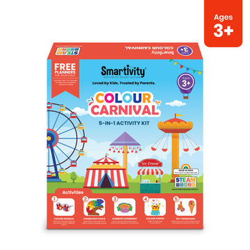 Colour Carnival 5-in-1 Science Kit for 3+ years | Christmas Gifts for Boys & Girls - Smartivity