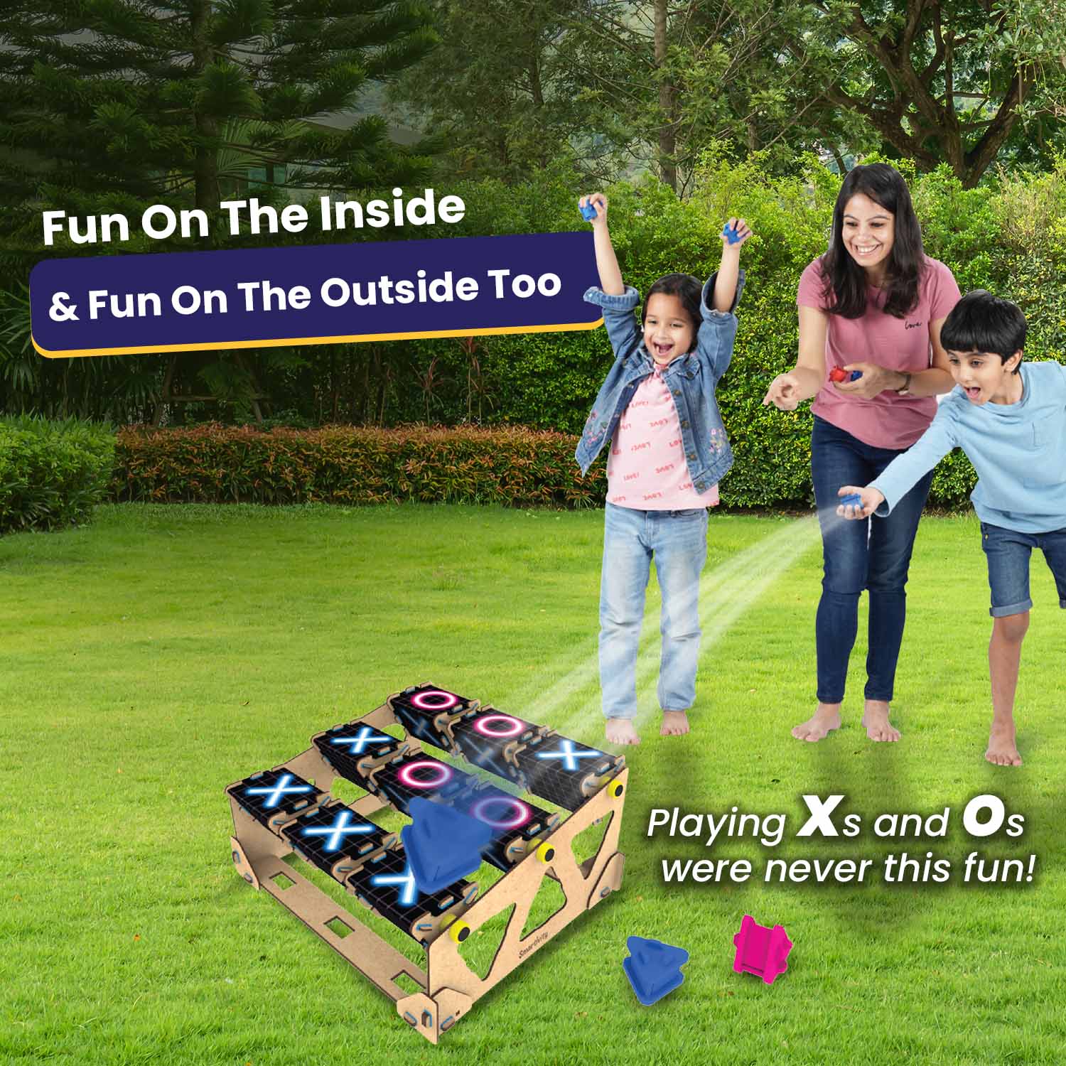 Tic-Tac Twist for 6+ years | Christmas gift for boys and girls | Learn gravity, momentum & game strategy | Full Family Fun - Smartivity