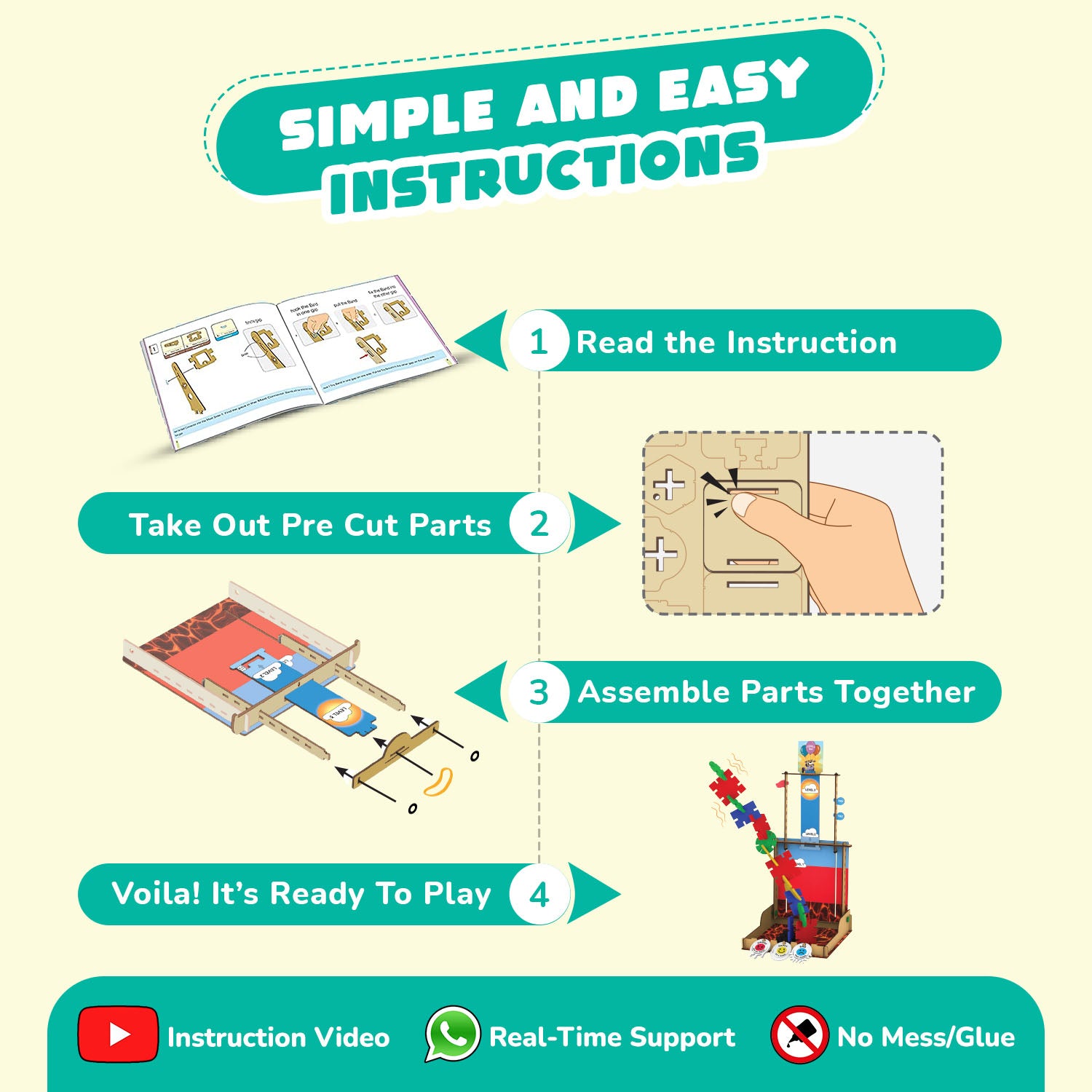 Try Tower | 4-6 Years | DIY STEM Construction Toy 4