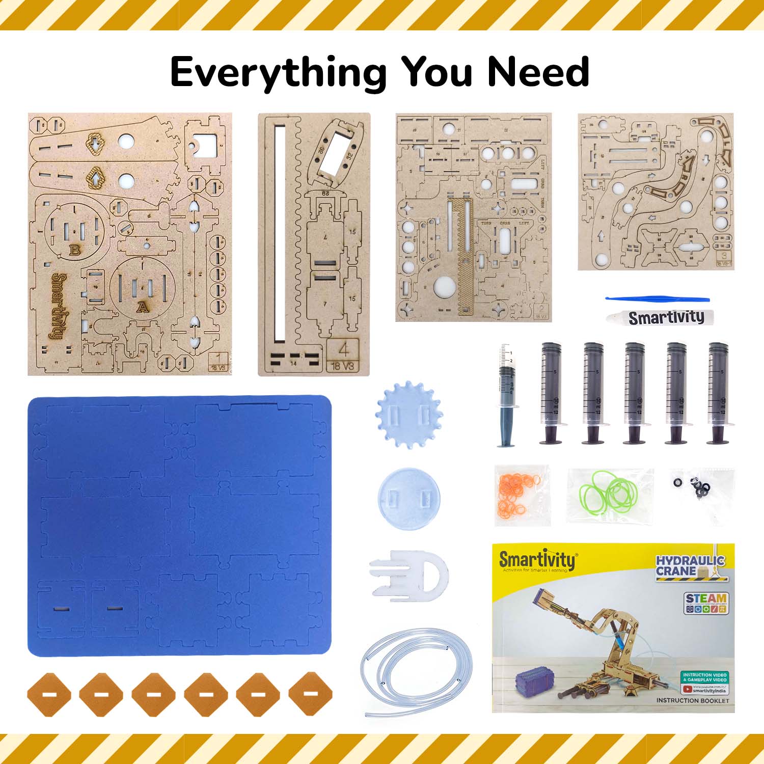 Hydraulic Crane | 8-14 years | DIY STEM Construction Toy 6