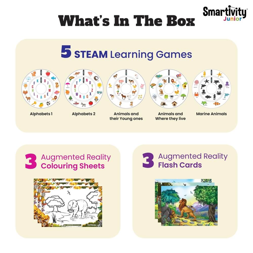 Smartivity Junior Animals & A-to-Z - Smartivity