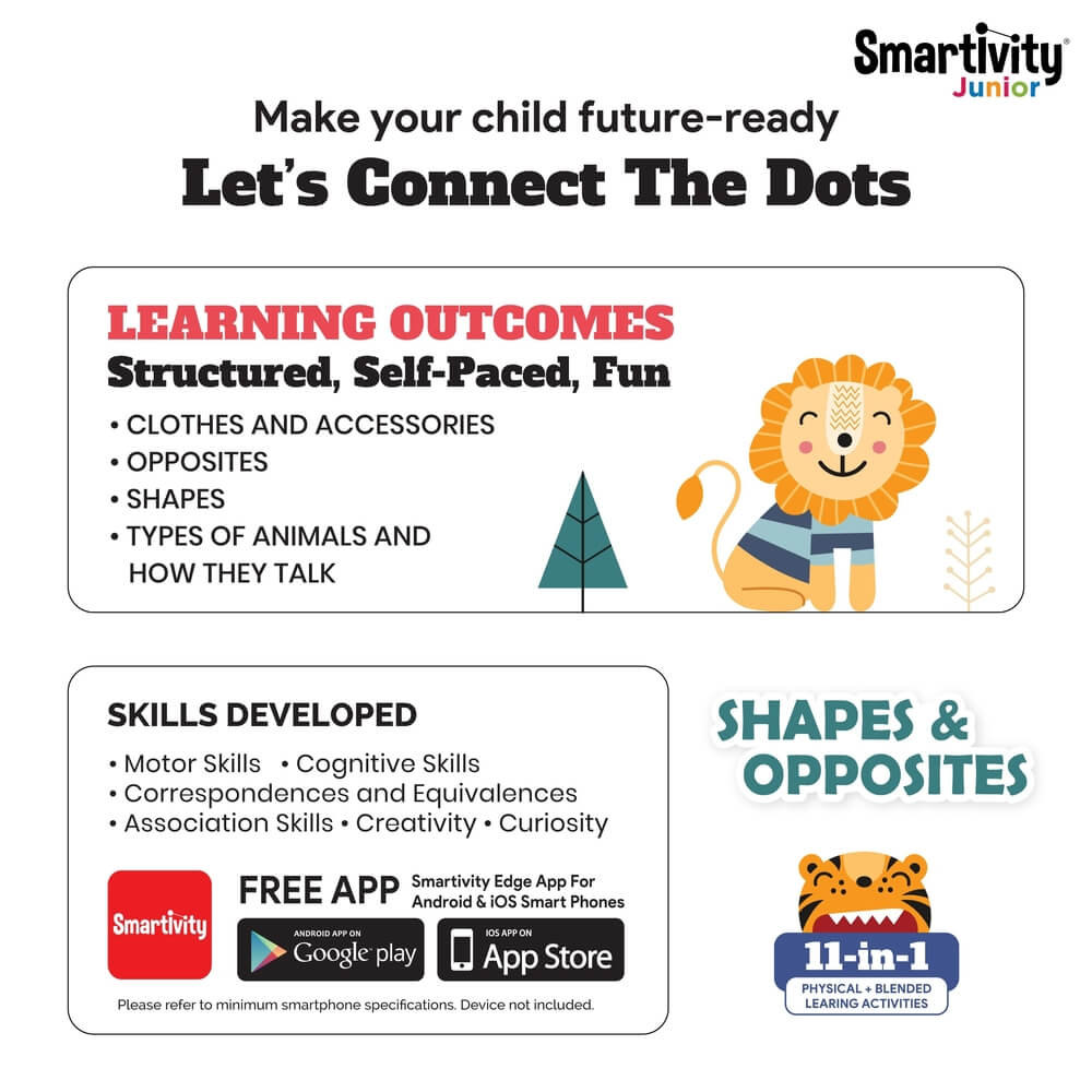 Smartivity Junior Shapes & Opposites - Smartivity